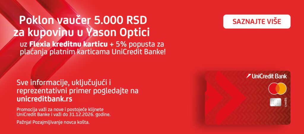 Poklon vaučer za kupovinu u Yason optikama Poklon vaučer za kupovinu u Yason optikama