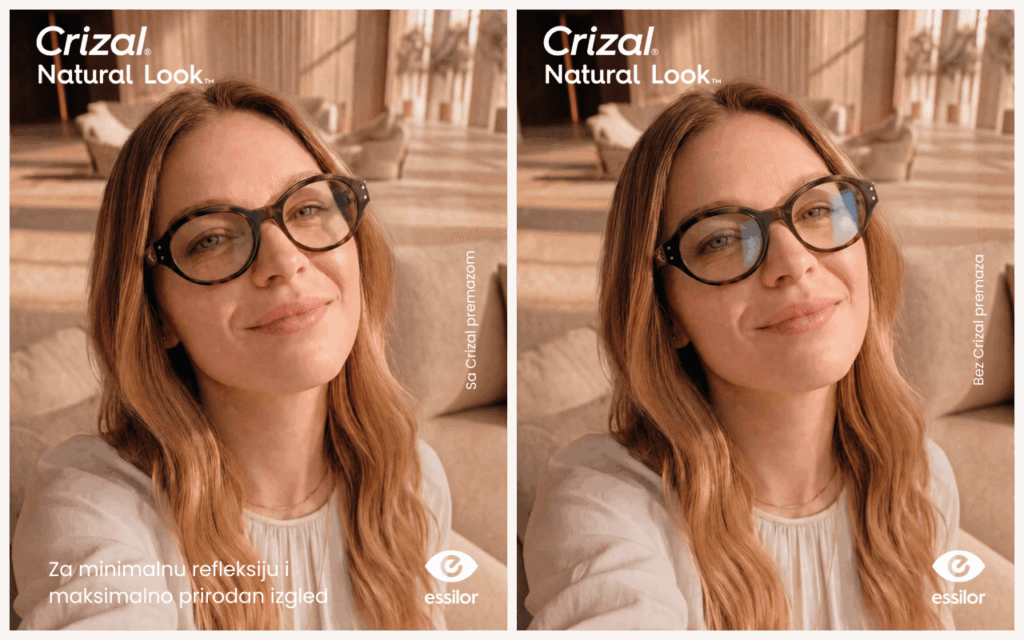 Crizal Natural Look coating Crizal Natural Look coating